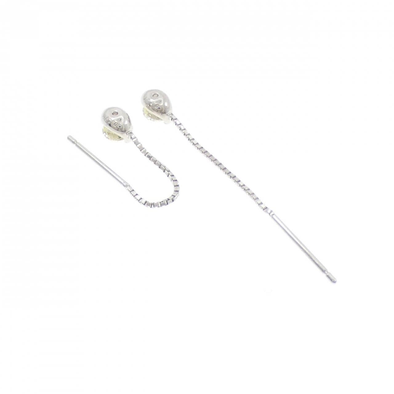 PT900 ダイヤモンド ピアス 0.547CT