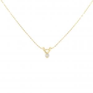 K18YG ダイヤモンド ネックレス 0.08CT