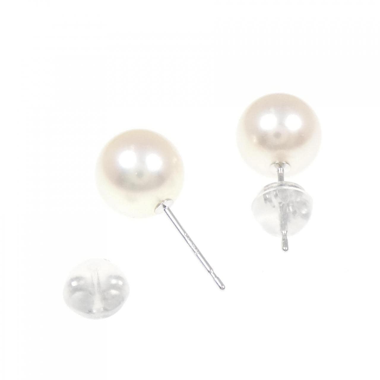 K14WG アコヤパール ピアス 7.8mm