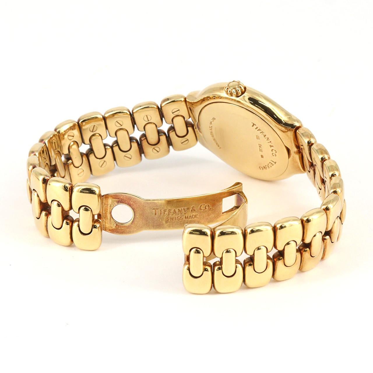 【ノーメンテナンス還元価格】ティファニー テソロ YG M0133 YG クォーツ