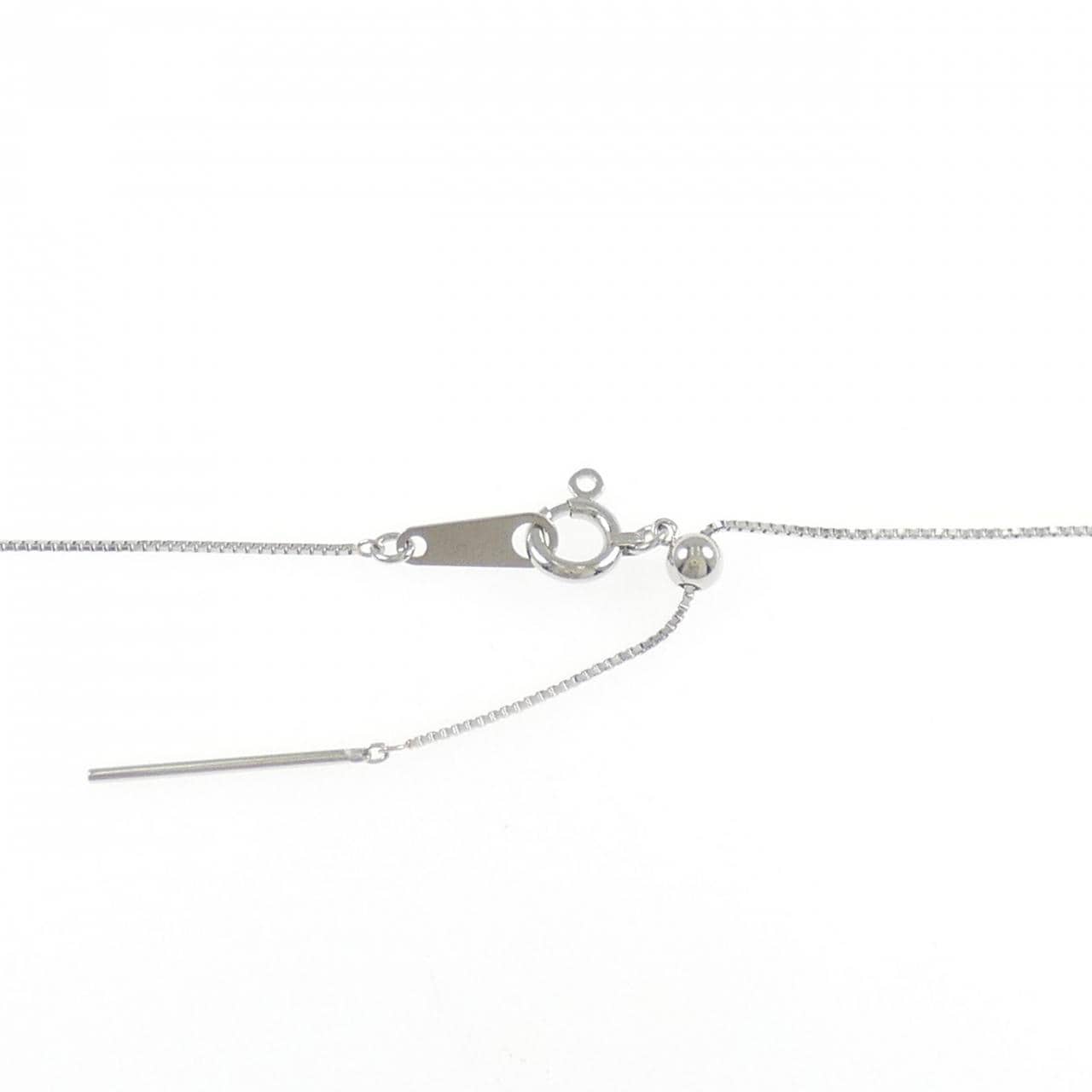 PT900/PT850 エメラルド ネックレス 0.45CT