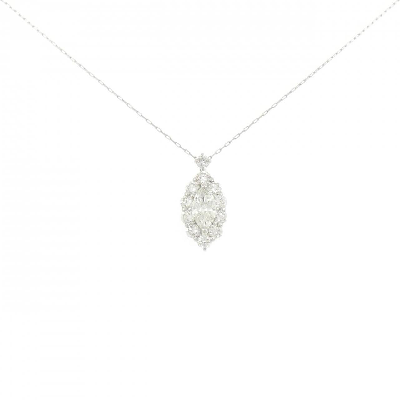 【新品】PT900/PT850 ダイヤモンド ネックレス 0.55CT