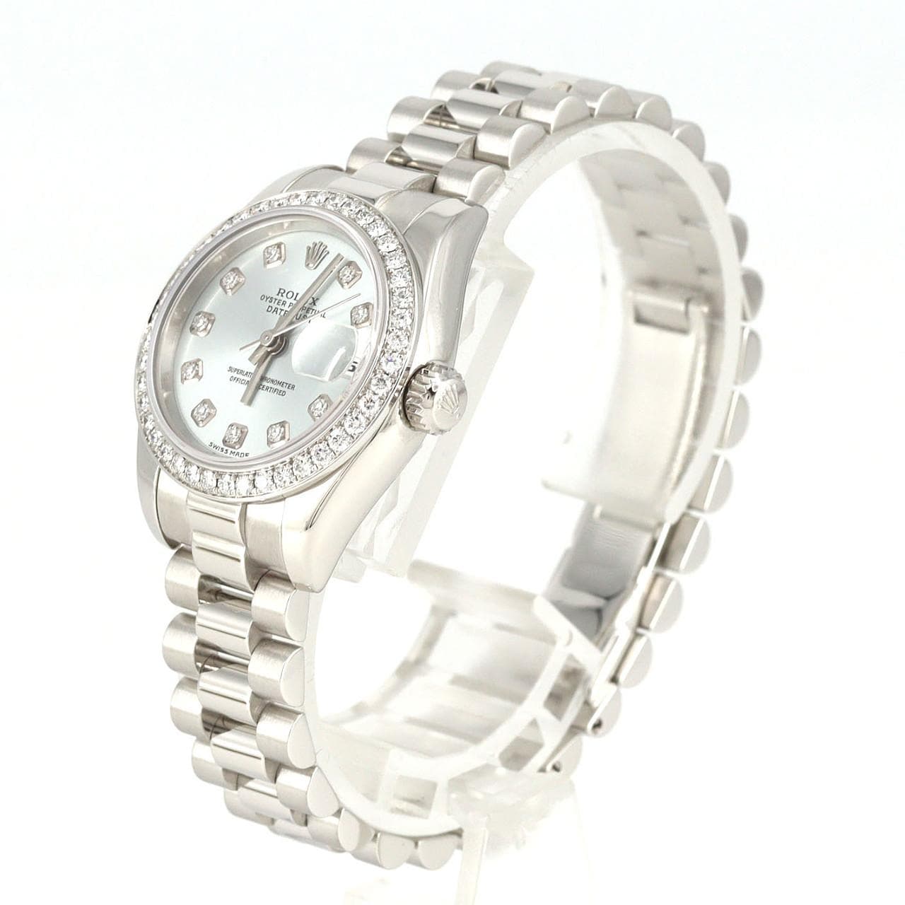 ロレックス デイトジャスト 179136G PT 自動巻