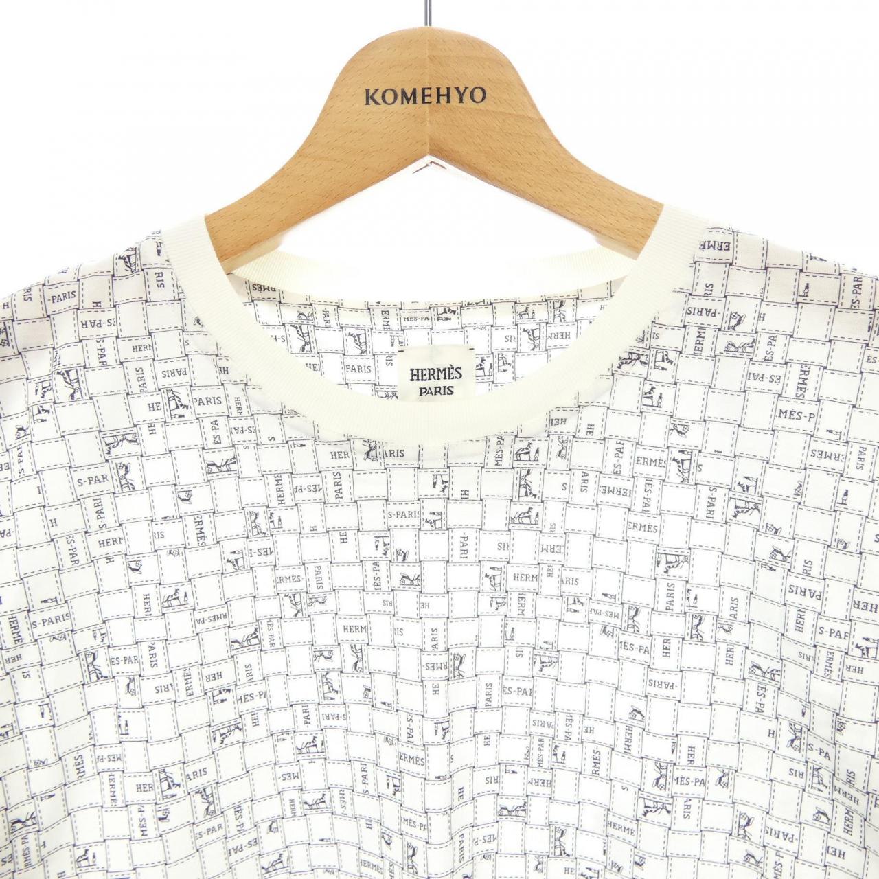 エルメス HERMES BOLDUC AU CARRE ボルデュックチェック 5E4645DK Tシャツ