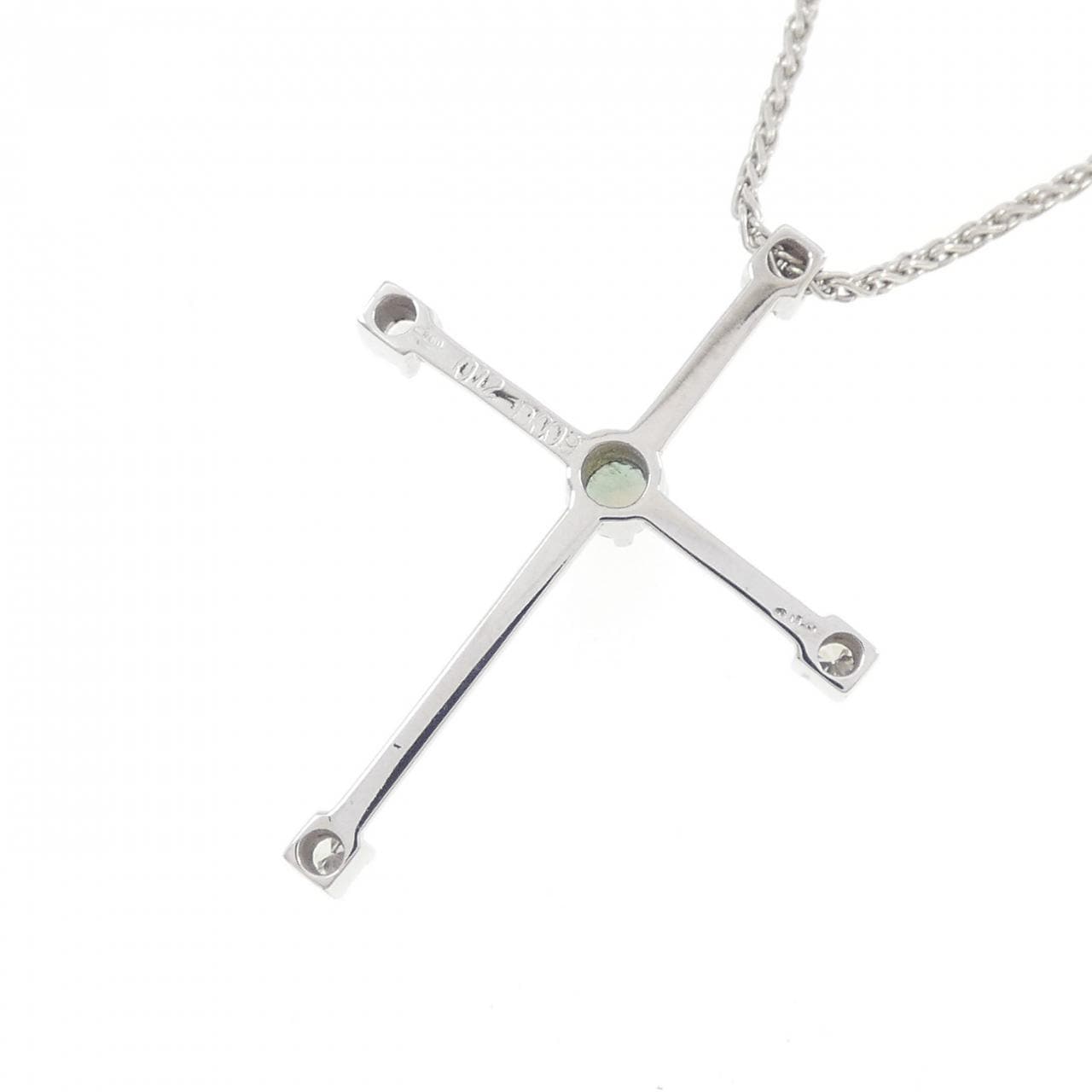 750WG アレキサンドライト ネックレス 0.12CT