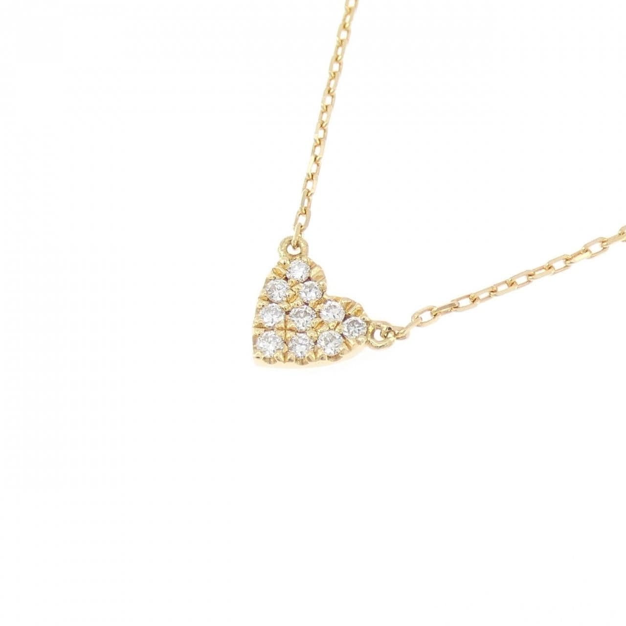 アーカー ハートパヴェ ネックレス 0.05CT