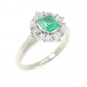 PT900 エメラルド リング 0.51CT
