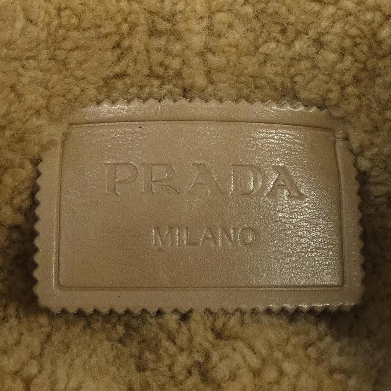 Prada PRADA shearling jacket