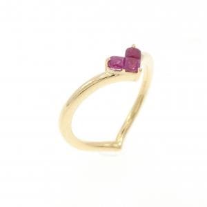 スタージュエリー ミステリアスハート ピンキー リング 0.15CT