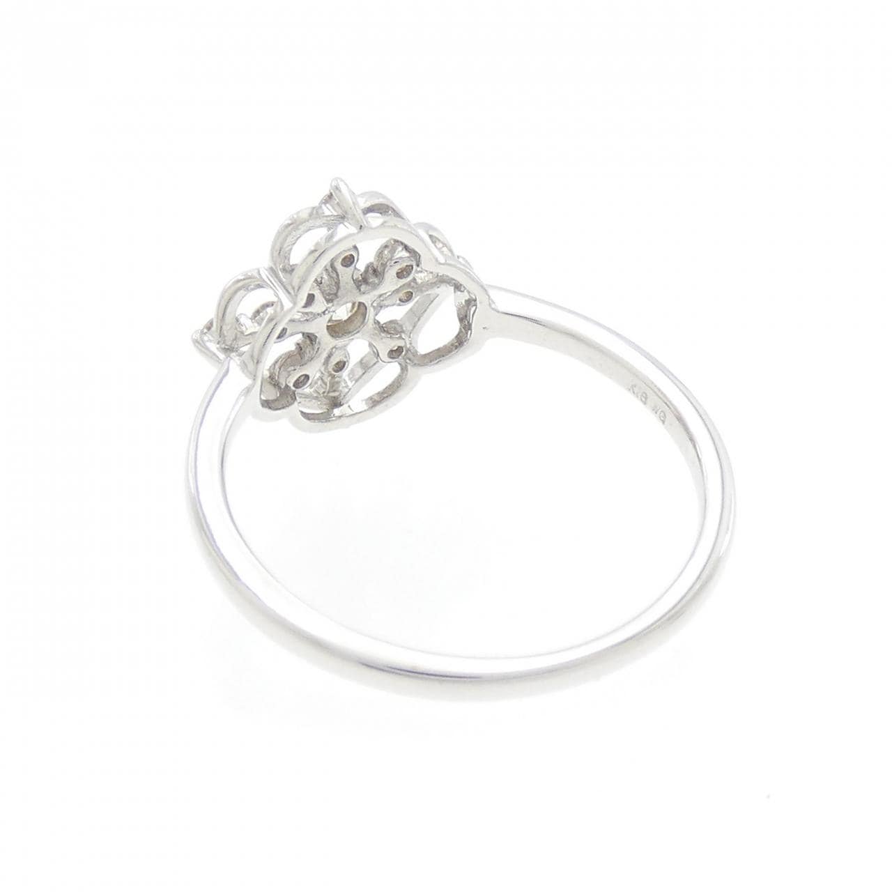 K18WG ダイヤモンド リング 0.095CT