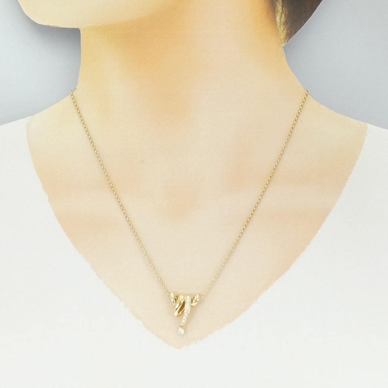 ポーラ ダイヤモンド ネックレス 0.19CT