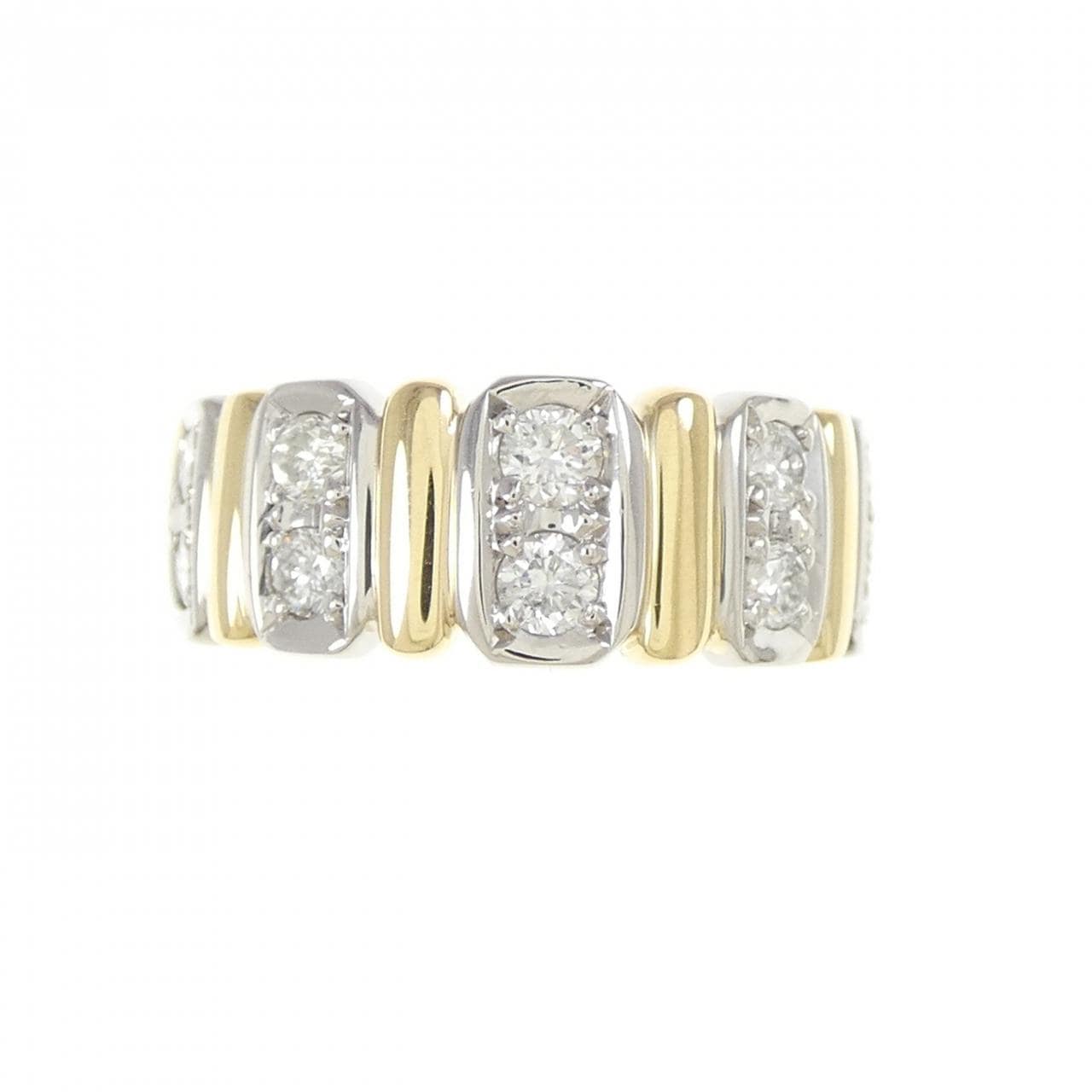 PT900/K18YG ダイヤモンド リング 0.52CT