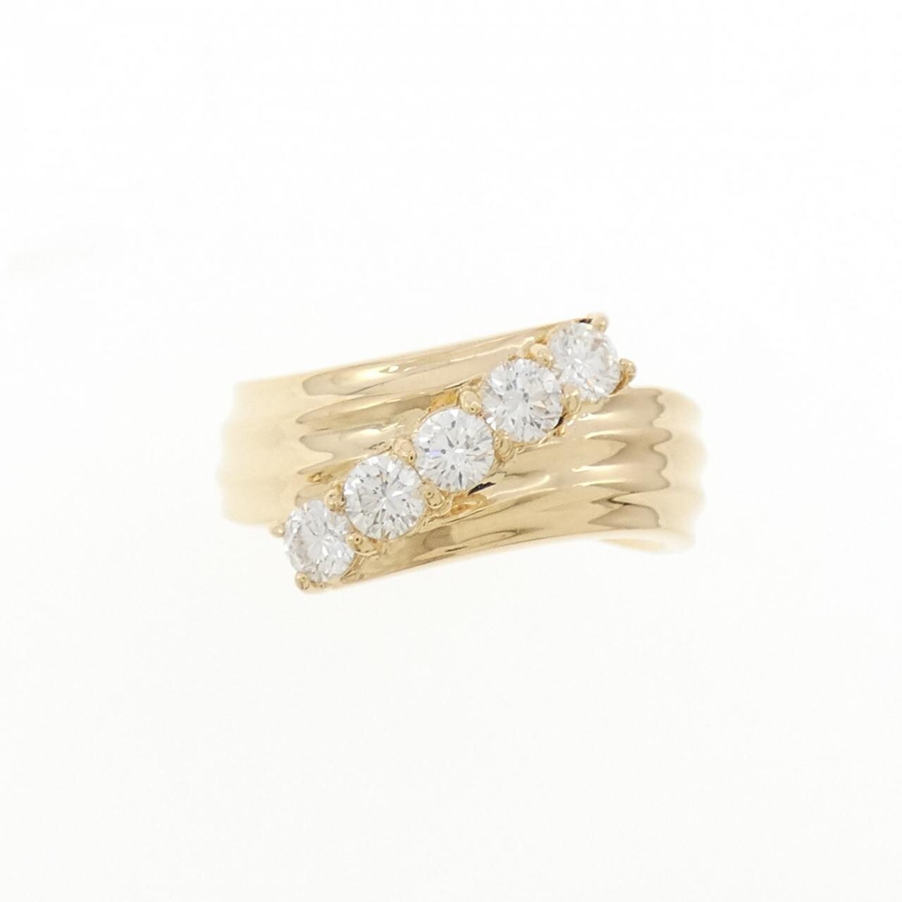 K18YG ダイヤモンド リング 0.47CT