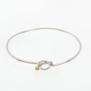 【ヴィンテージ】ティファニー フラットワイヤー フック&アイ ハート バングル