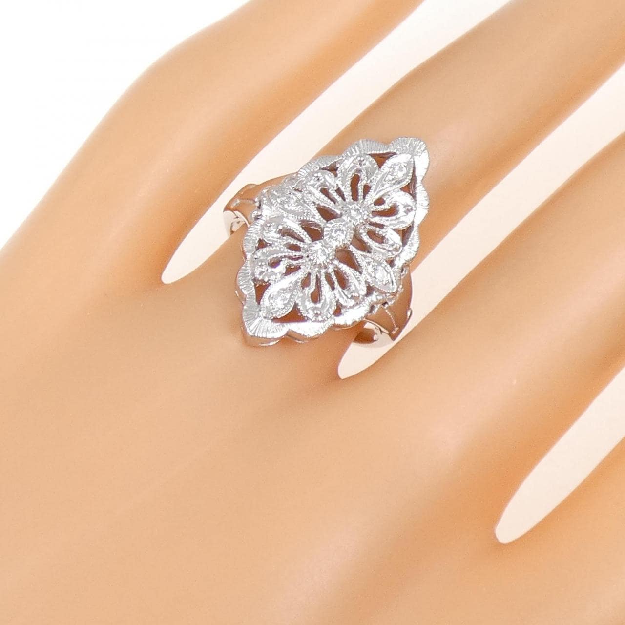 PT900 ダイヤモンド リング 0.09CT