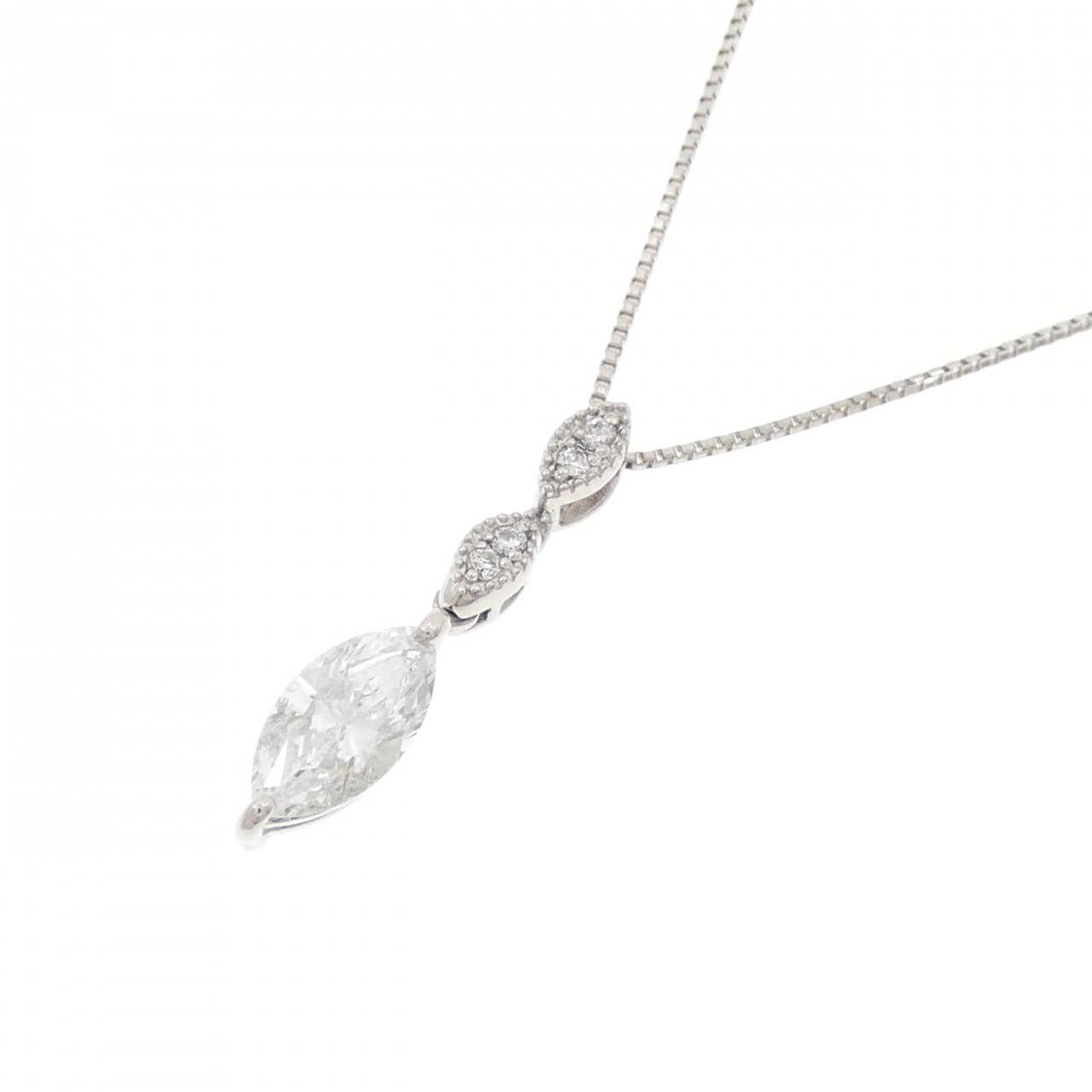 PT900/PT850 ダイヤモンド ネックレス 0.424CT