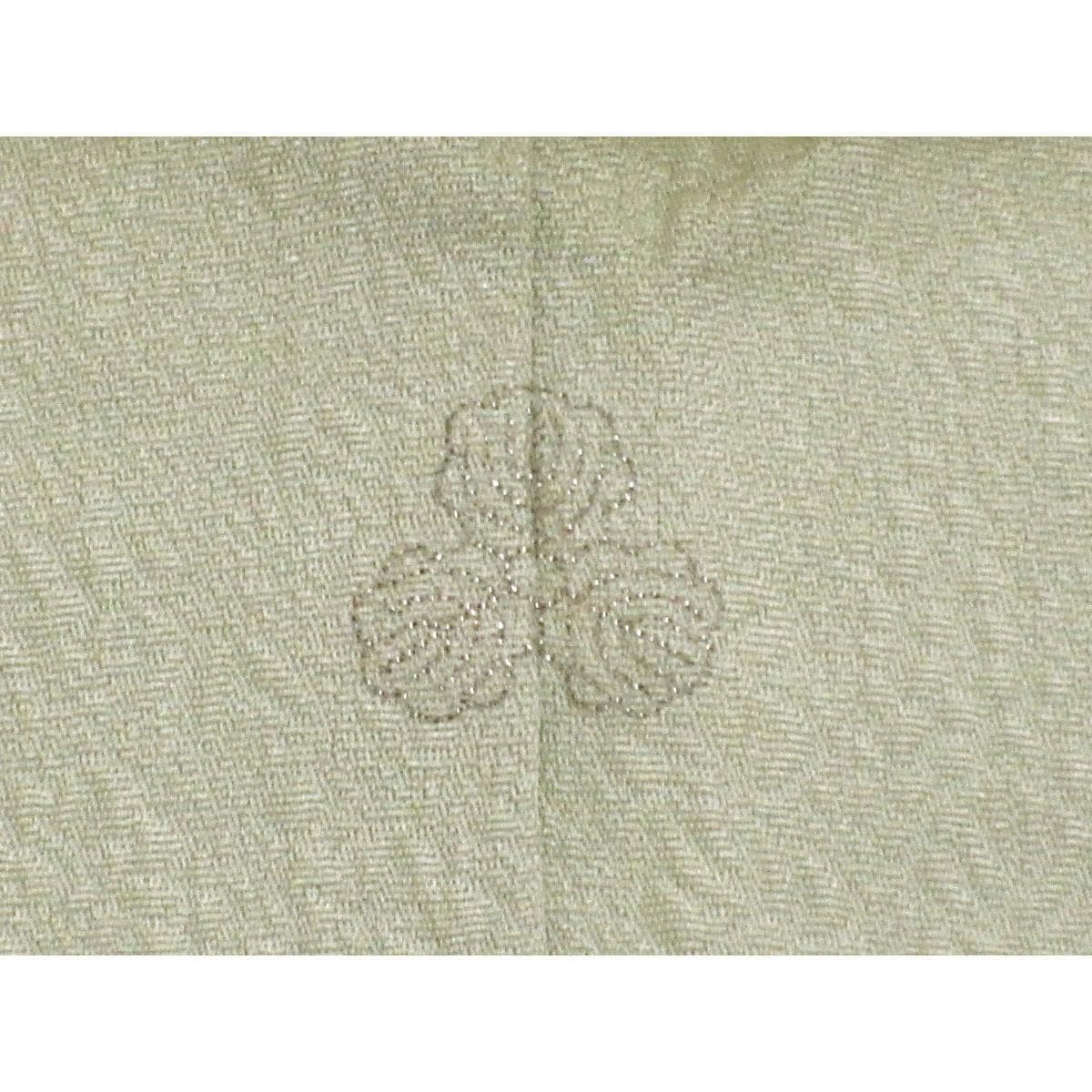 【未使用品】色無地　毎田仁郎　三ツ柏