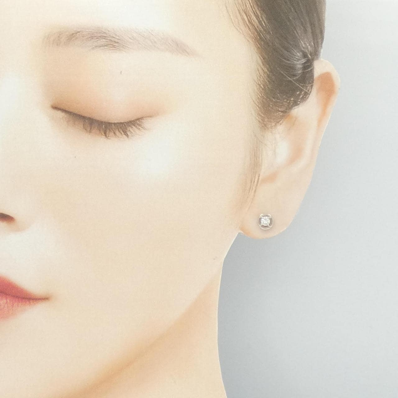 PT900 ダイヤモンド ピアス 0.23CT