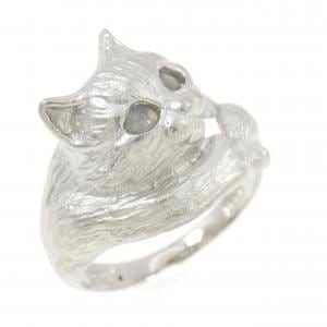 PT900 アレキサンドライトキャッツアイ リング 0.16CT