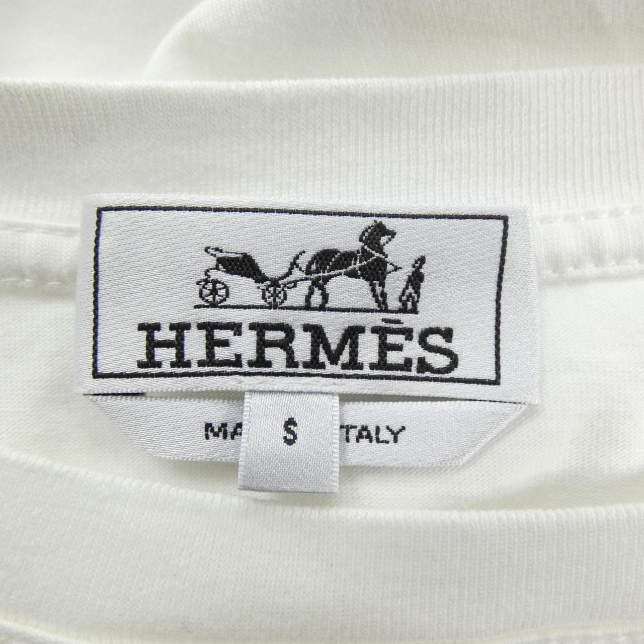 エルメス HERMES ミニレザーパッチ　ジュ ダドレス JEU D'ADRESS 457930HA Tシャツ