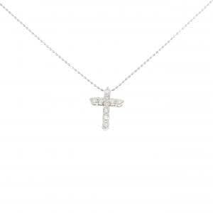 PT900 クロス ダイヤモンド ネックレス 0.30CT