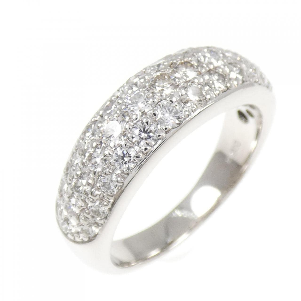PT900 パヴェ ダイヤモンド リング 1.00CT