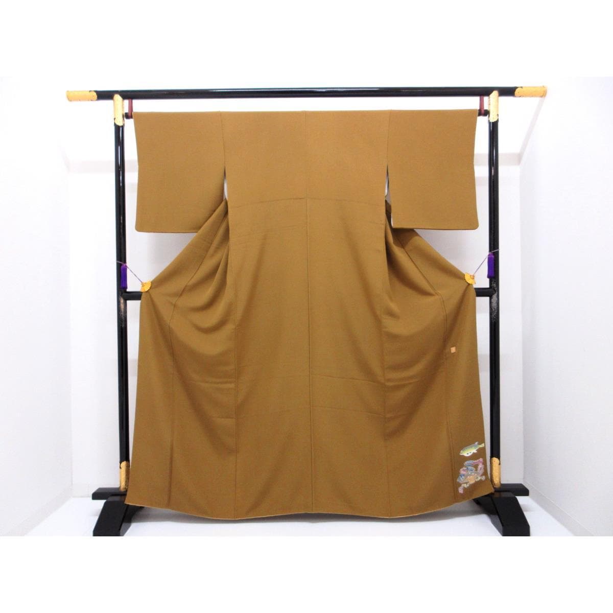 色無地　中村進　身幅Ｌ寸【本加賀友禅】