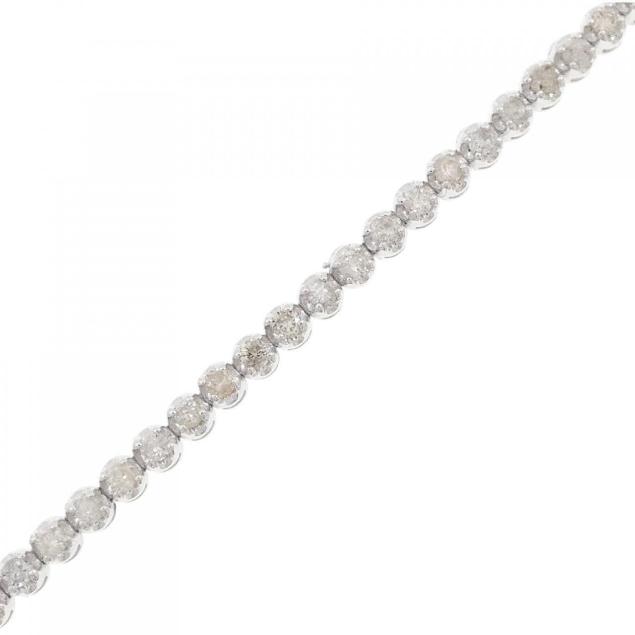 K18WG Diamond bracelet 1.00CT