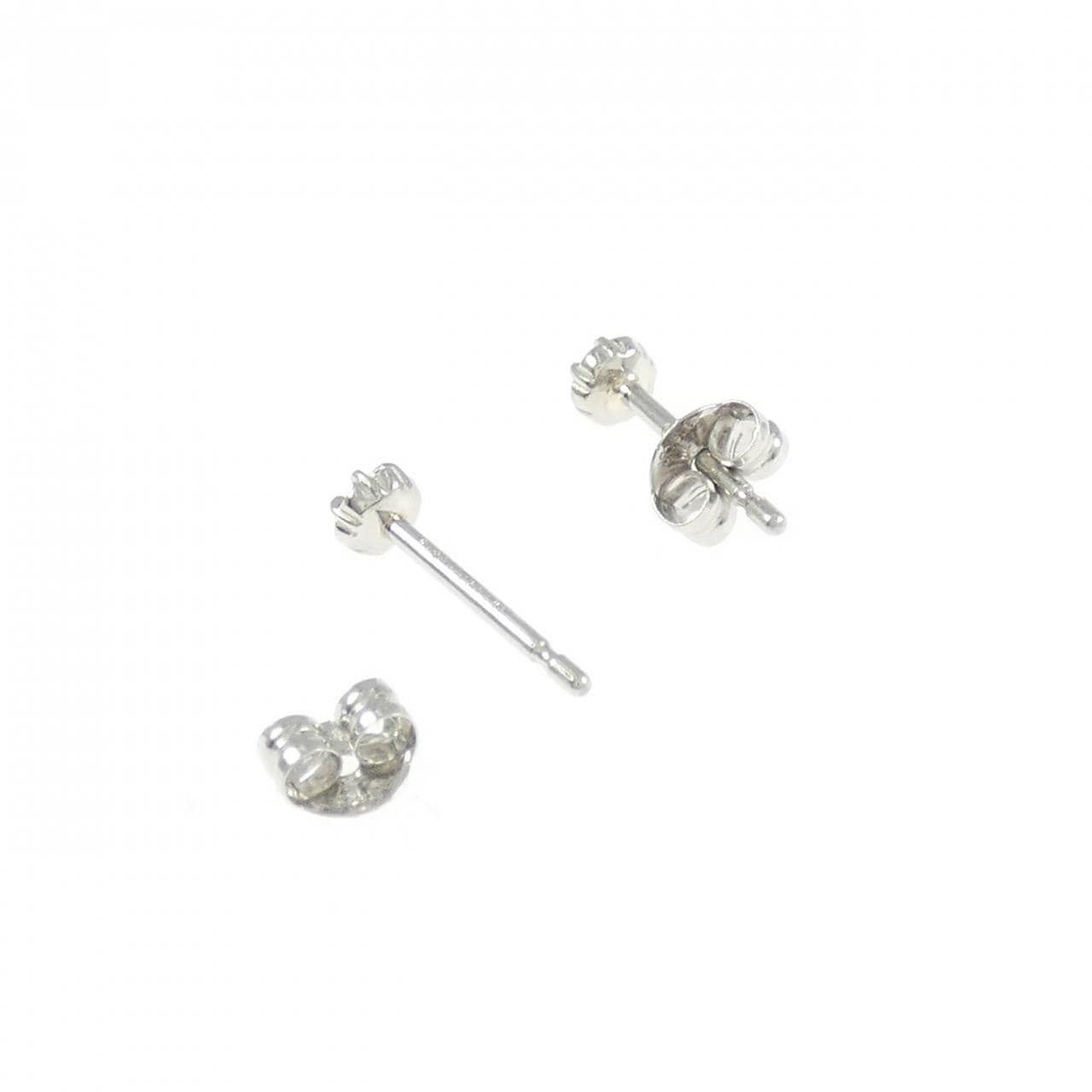 PT900 ダイヤモンド ピアス 0.10CT