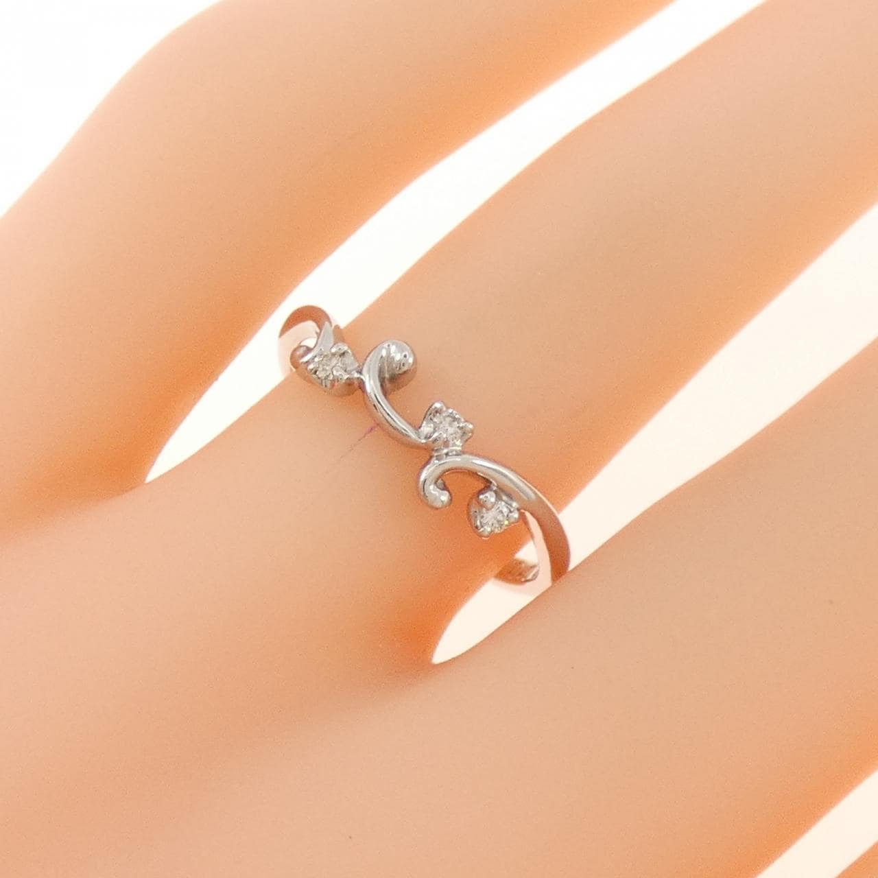 PT900 ダイヤモンド リング 0.04CT