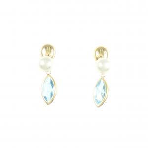 K18YG アコヤパール ピアス 4.5mm