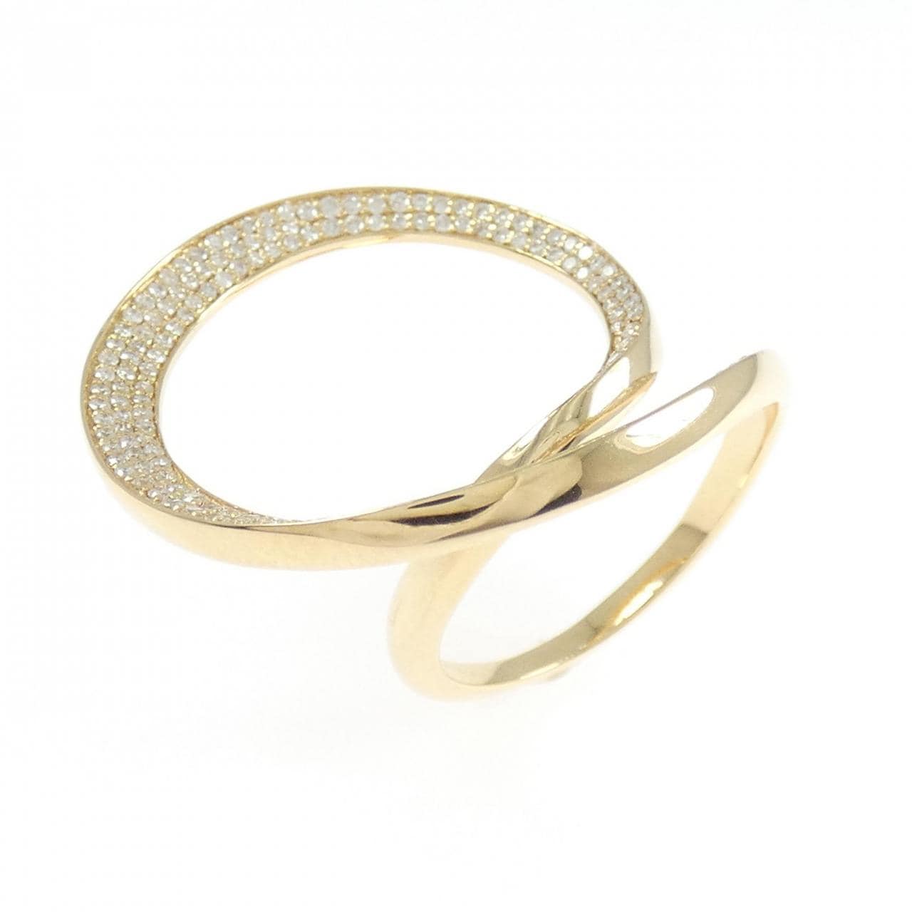 K18YG ダイヤモンド リング 0.60CT