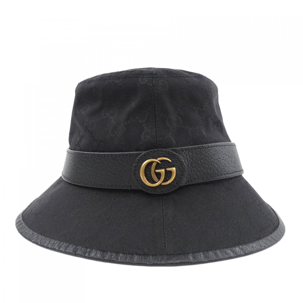 グッチ GUCCI ダブルG付き GGキャンバス バケットハット 576587 4HG53 ハット