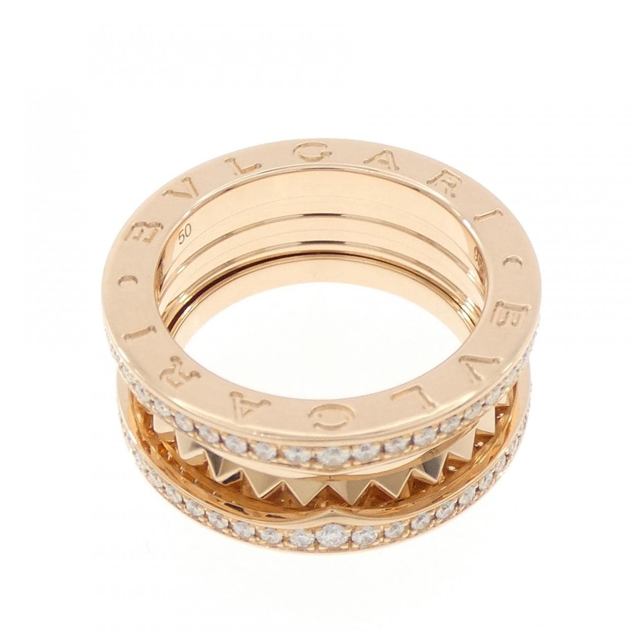 ブルガリ B.zero1 ロック 2バンド リング