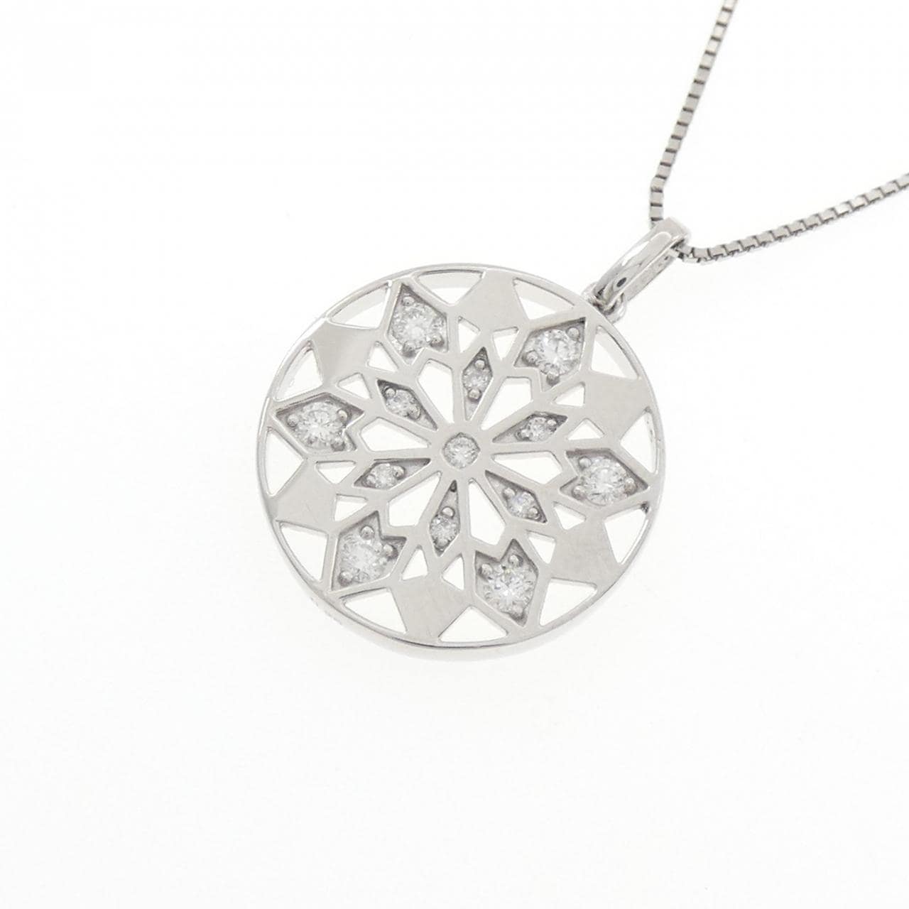 PT900/PT850 ダイヤモンド ネックレス 0.25CT
