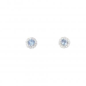PT900 アクアマリン ピアス 0.14CT