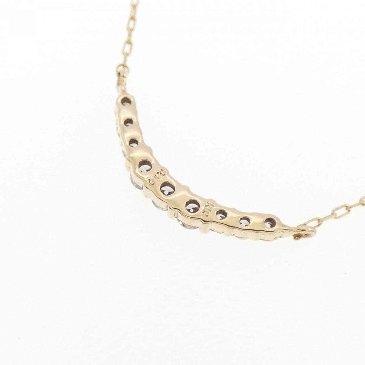 K10YG ダイヤモンド ネックレス 0.10CT