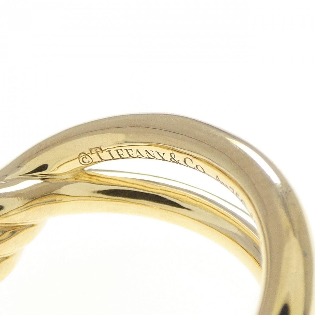 ティファニー ダブルロウ リング 0.31CT