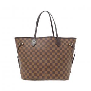 LOUIS VUITTON Damier Neverfull 中號包 N51105