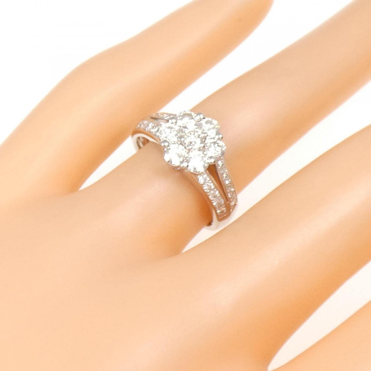 PT フラワー ダイヤモンド リング 1.00CT