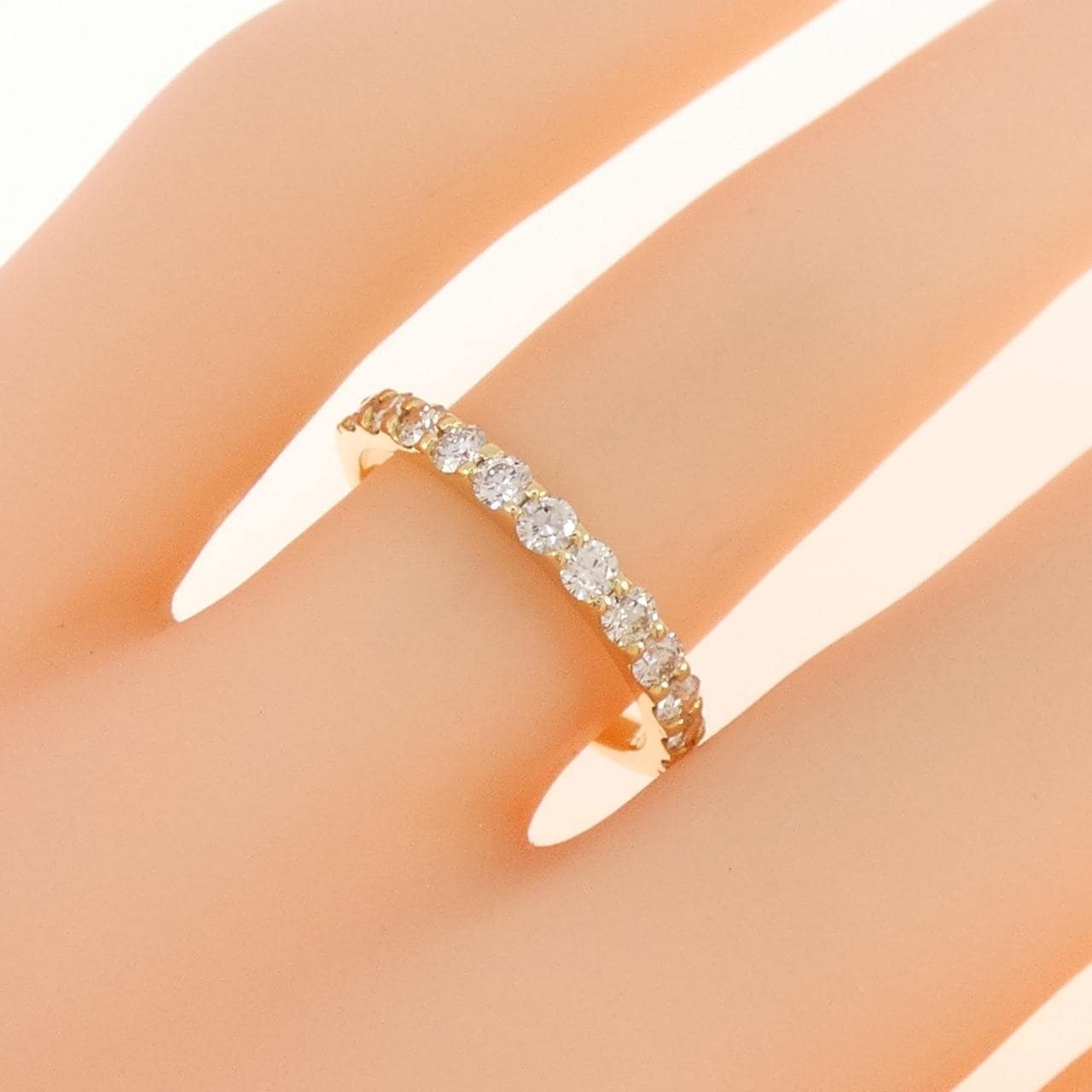 【新品】K18YG ダイヤモンド リング 0.50CT