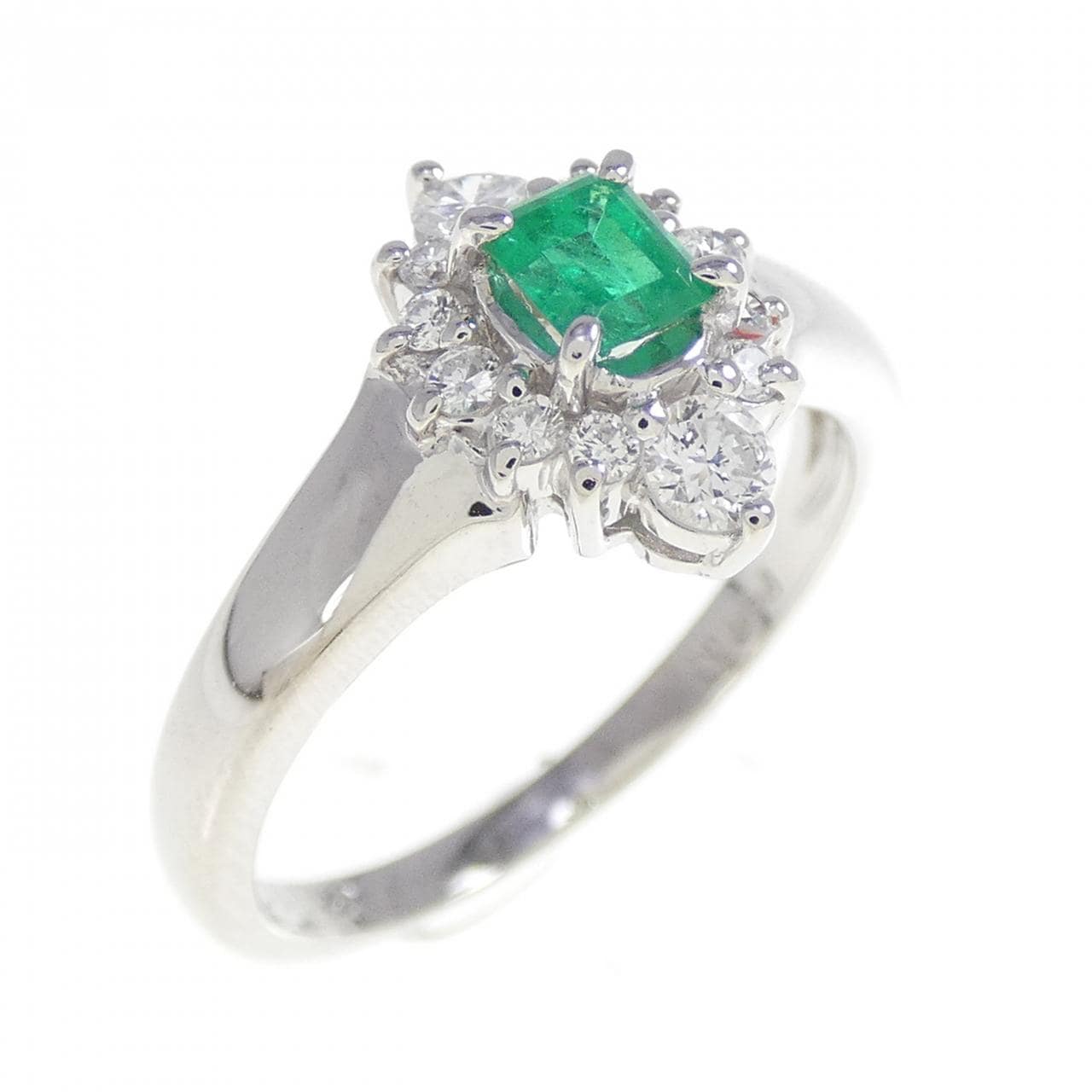 PT900 エメラルド リング 0.21CT