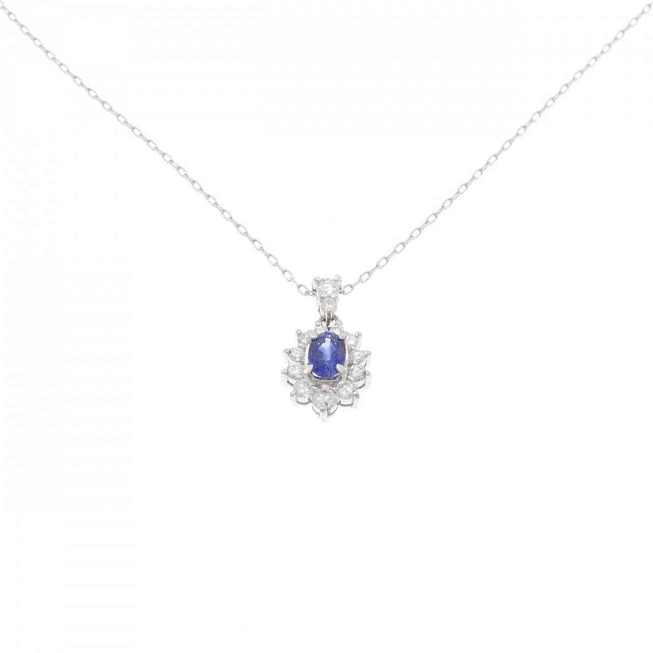 PT900/PT850蓝宝石项链0.58CT