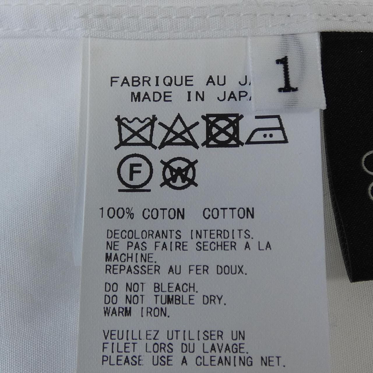 ヨウジヤマモト YOHJI YAMAMOTO FG-B86-001 シャツ