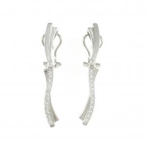 K18WG ダイヤモンド ピアス/イヤリング 0.30CT