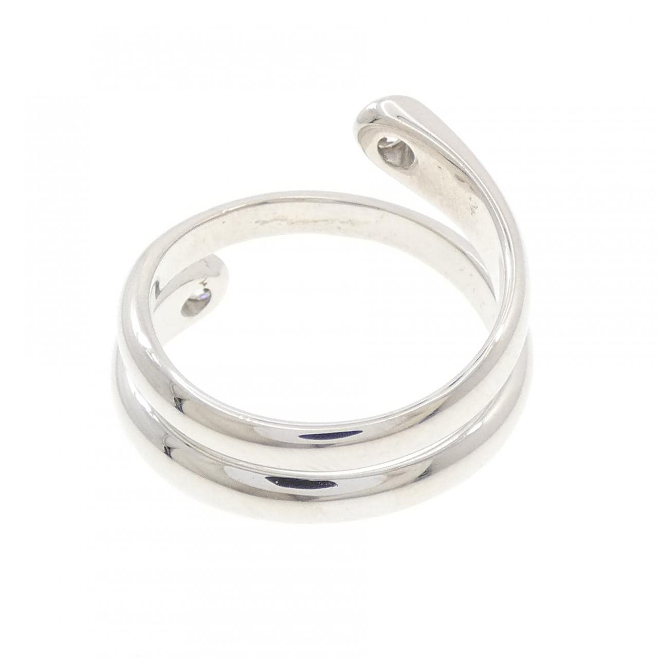 K14WG ダイヤモンド リング 0.26CT