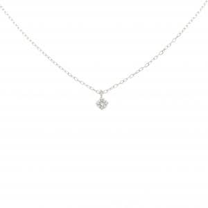 K18WG ダイヤモンド ネックレス 0.082CT