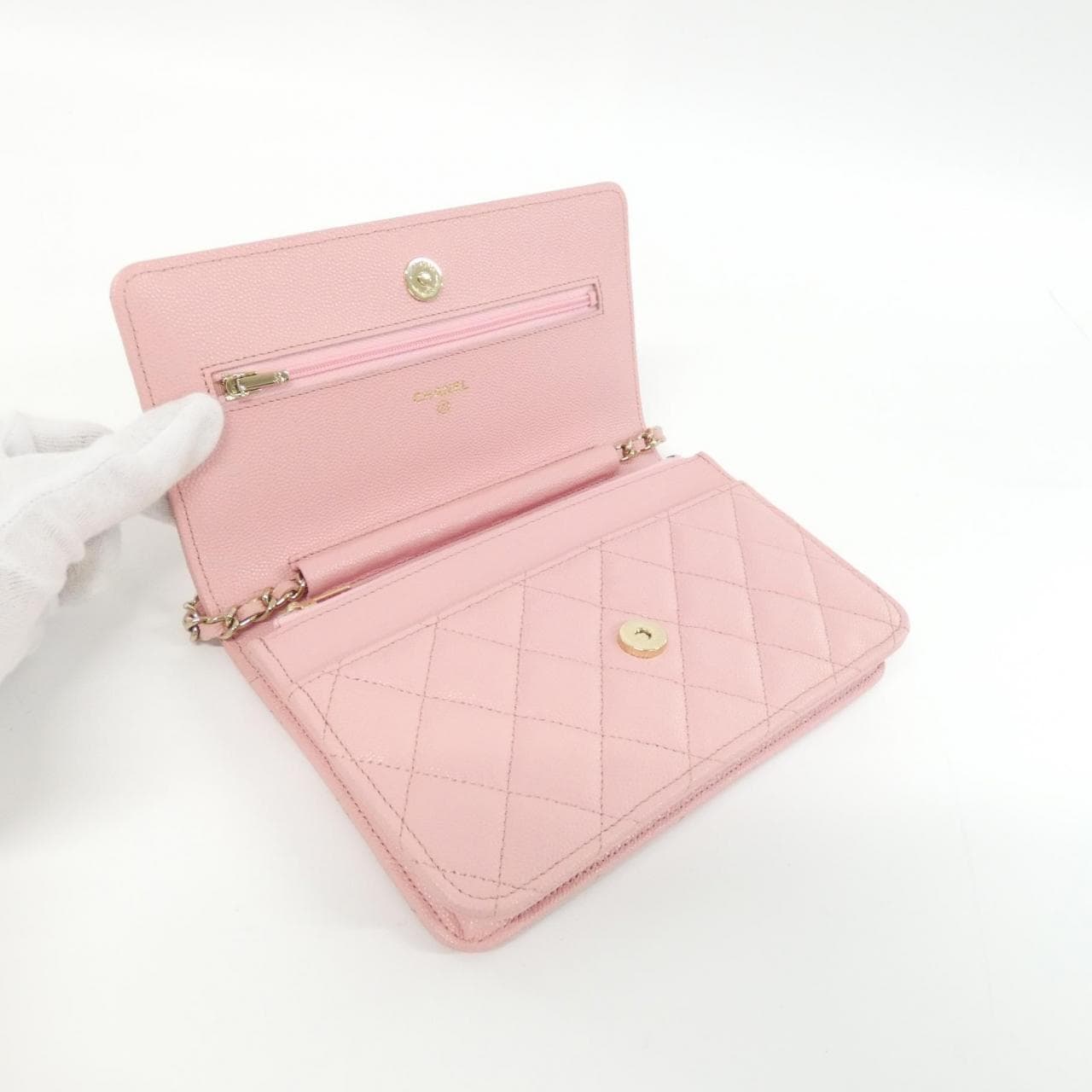 シャネル タイムレスクラシック ライン AP0250 チェーンウォレット