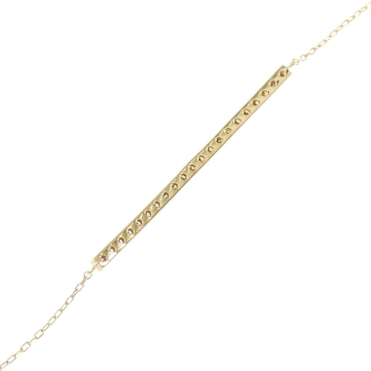K18YG ダイヤモンド ブレスレット 0.20CT