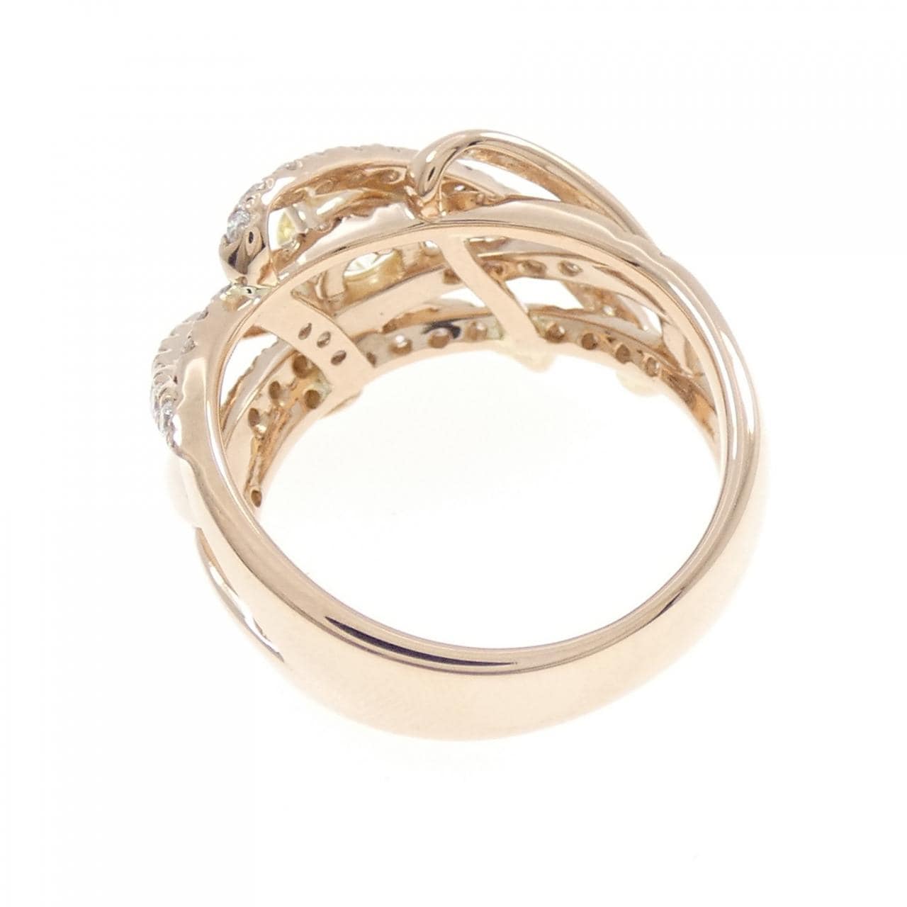 K18PG ダイヤモンド リング 0.582CT